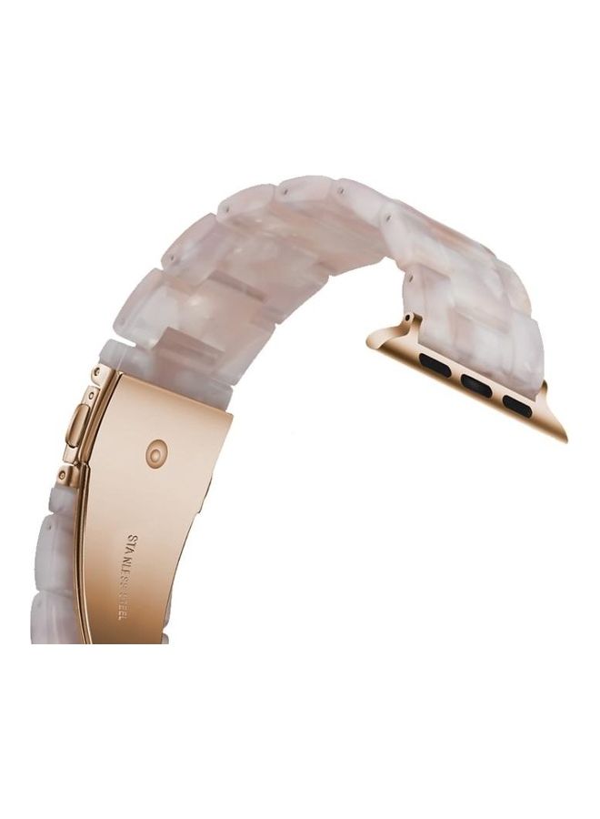 نيبمينينت سوار ساعة بديل لساعة أبل سيريس 5/4/3/2/1/SE مقاس 42/44/45 مم وردي - Image 4