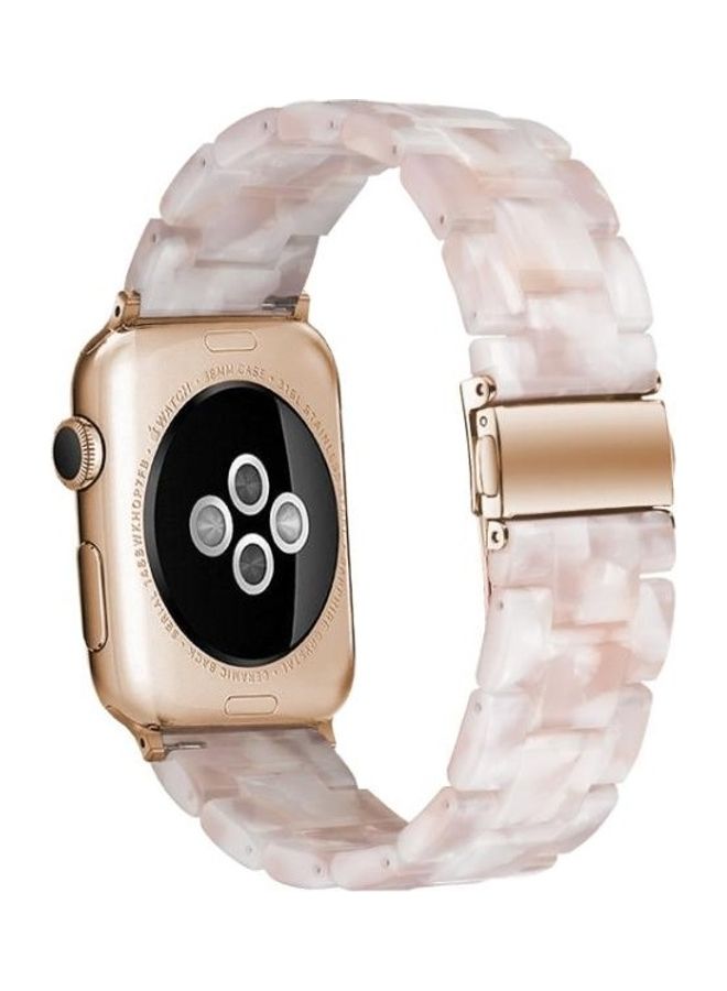 نيبمينينت سوار ساعة بديل لساعة أبل سيريس 5/4/3/2/1/SE مقاس 42/44/45 مم وردي - Image 5