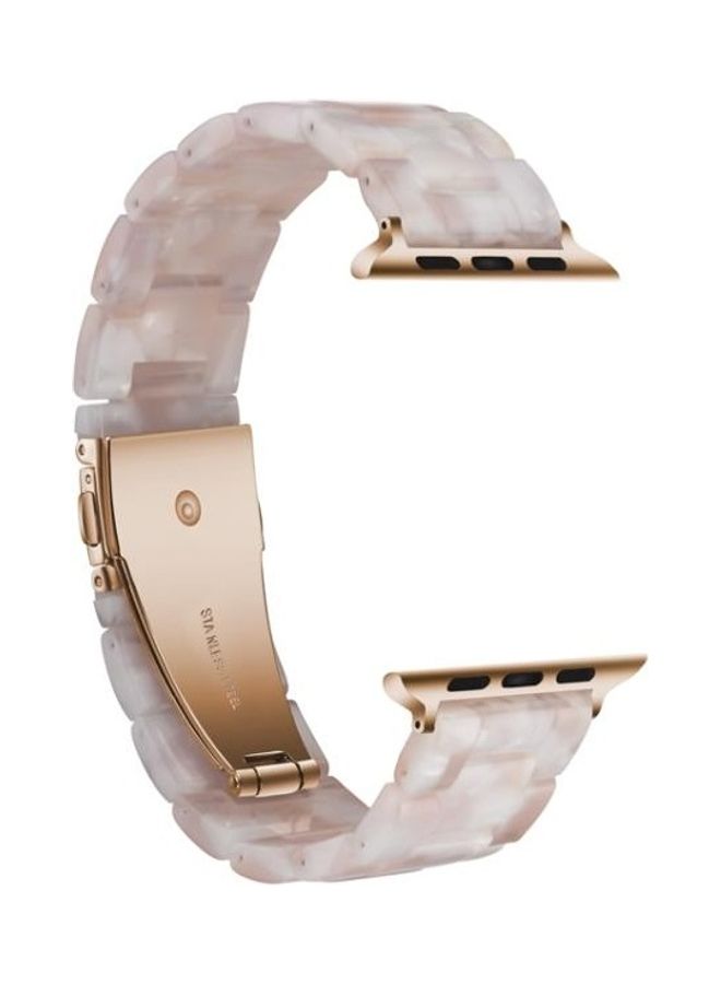 نيبمينينت سوار ساعة بديل لساعة أبل سيريس 5/4/3/2/1/SE مقاس 42/44/45 مم وردي - Image 2