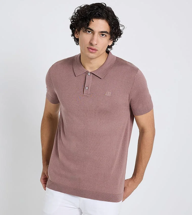 بين شيرمان Ben Sherman Men's Short Sleeve Solid Polo Tees