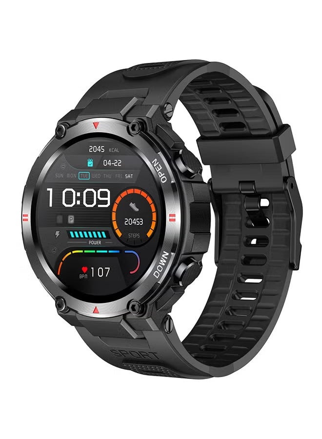 AOLON Tetra R2 Smart Watch Original 100 exercise modes Men Sports Fitness Tracker Bluetooth Call Black - Image 1