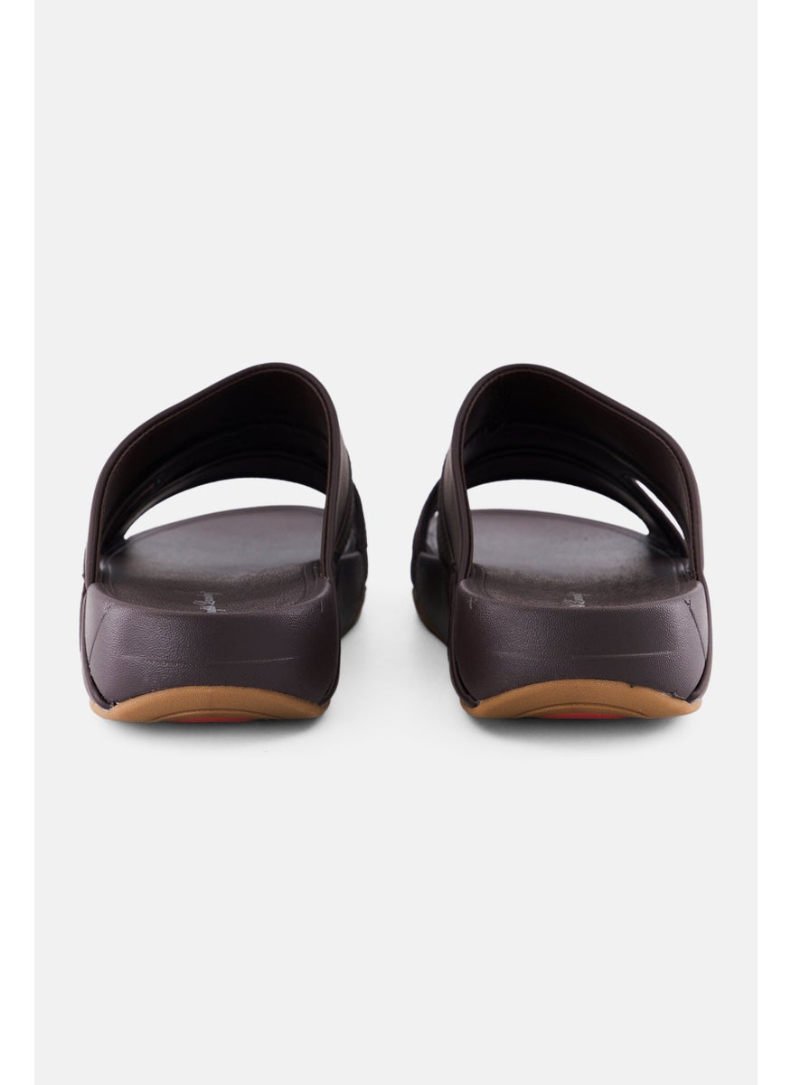 English Laundry Men Slip On Arabic Sandals, Brown  - Image 2