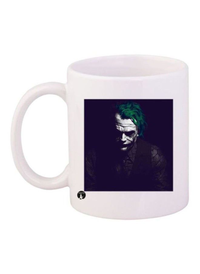 RKN Joker Printed Coffee Mug White/Black/Green - Image 1