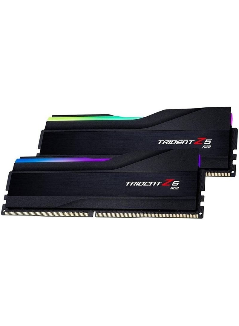G.Skill Trident Z5 RGB DDR5-6400 32GB (2x16GB) Desktop Memory Kit – CL32-39-39-102, 1.40V, Aluminum RGB Heatspreader, Intel XMP 3.0, Dual-Channel, High-Performance Gaming & PC Build RAM, Black | F5-6400J3239G16GA2-TZ5RK - Image 3