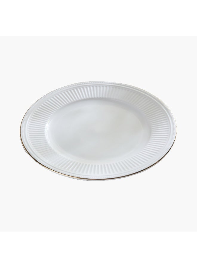Home Box Embossed Gold Line Dinner Plate - 26 cm - Image 4