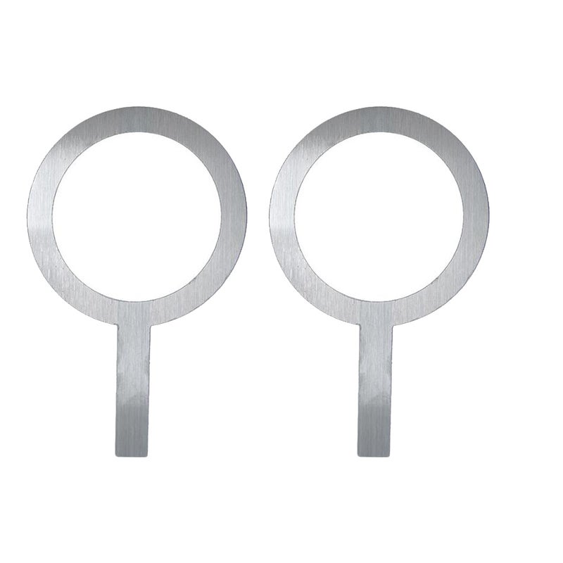 4 pcs Stainless Steel Tea Baking Cup Rim Protective Cover with Handle for Tea Shop Dessert Shop Cafe - Image 3