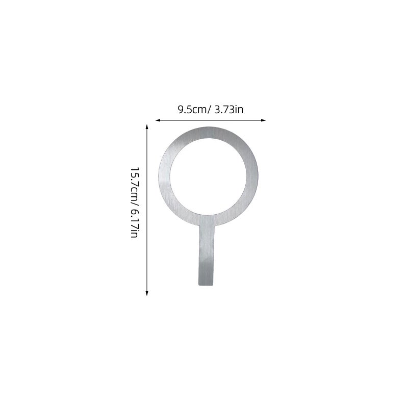 4 pcs Stainless Steel Tea Baking Cup Rim Protective Cover with Handle for Tea Shop Dessert Shop Cafe - Image 2