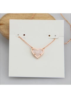 European And American Jewelry Love-shaped Peach Heart Short Necklace Clavicle Chain