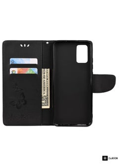 Generic Protective Case Cover For Samsung Galaxy A32 5G Butterflies Embossing Horizontal Flip Leather Case with Holder & Card Slots & Wallet  - Image 3