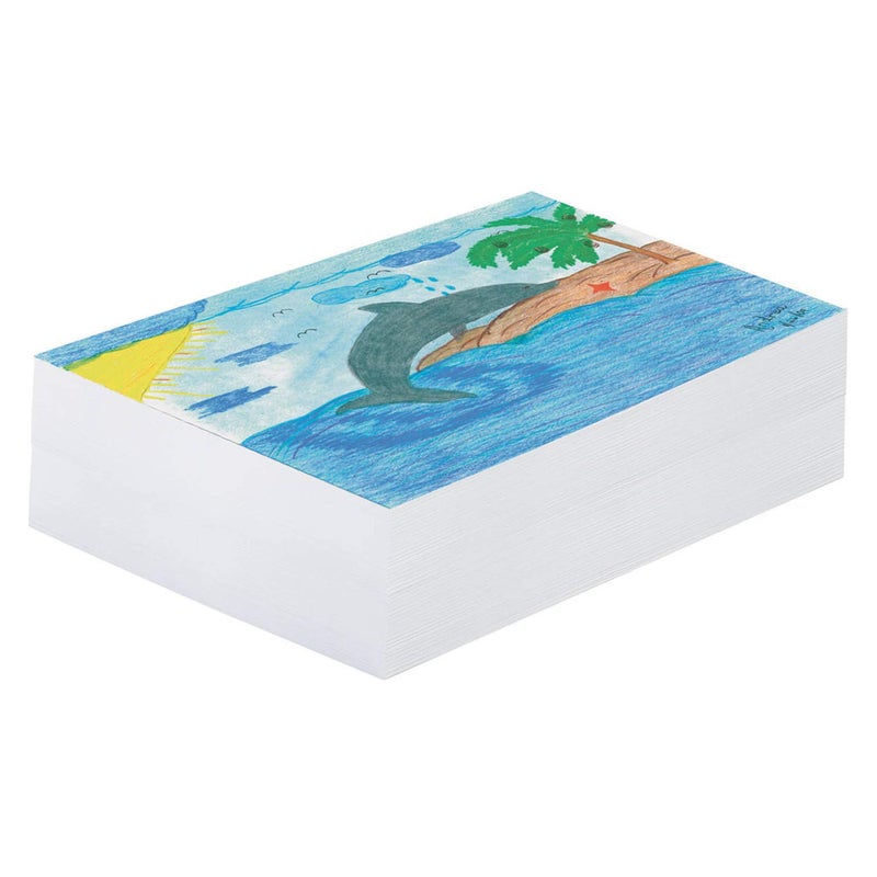 Pacon ورق أخبار باكون PAC3407، 9" × 12"، أبيض، 500 ورقة - Image 5