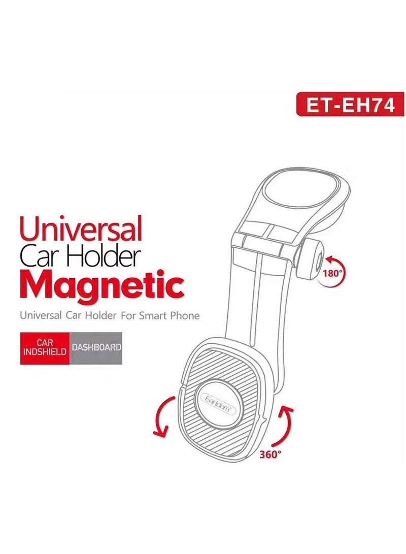 Earldom ET-EH74 Mobile Car Holder - Black - Image 4