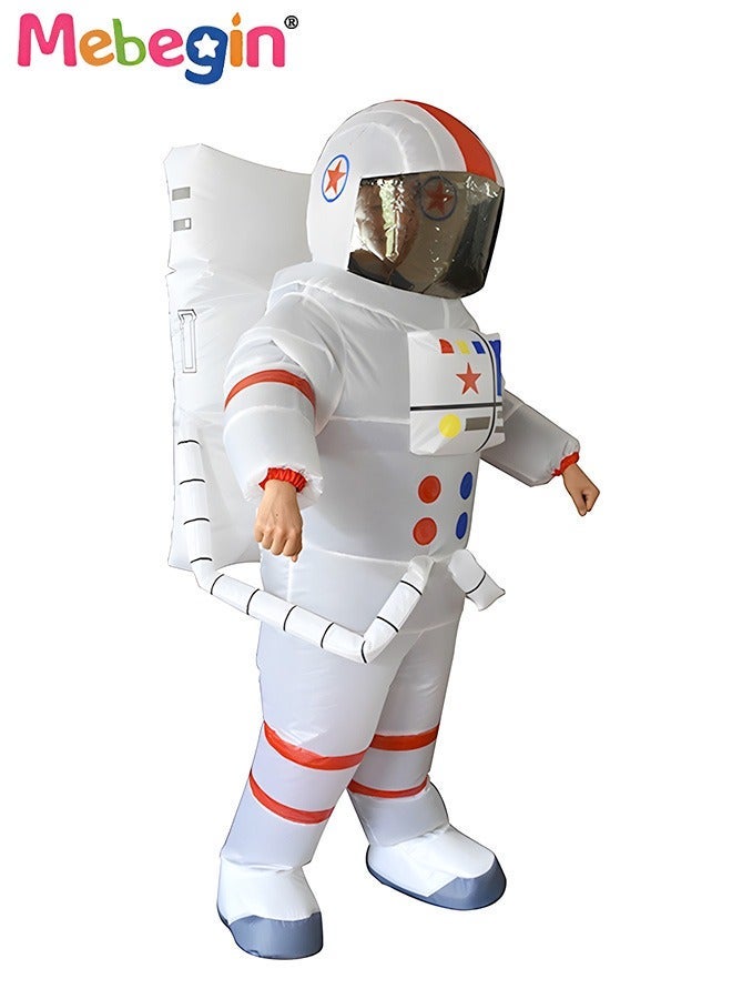 MEBEGIN Astronaut Shape Inflatable Costume for Festival include a Blower and Battery Case,Space Man Costume for Dress Up Party,Funny Blow up Pretend Toy Costume for Party Suitable 150-195cm Height - Image 2