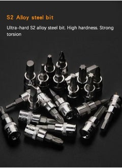 MileMelo Hand Tools Car Repair Tool 46pcs 1/4-Inch Socket Set Car Repair Tool Ratchet Torque Wrench Combo Tools Kit Auto Repairing Tool Set  - Image 5