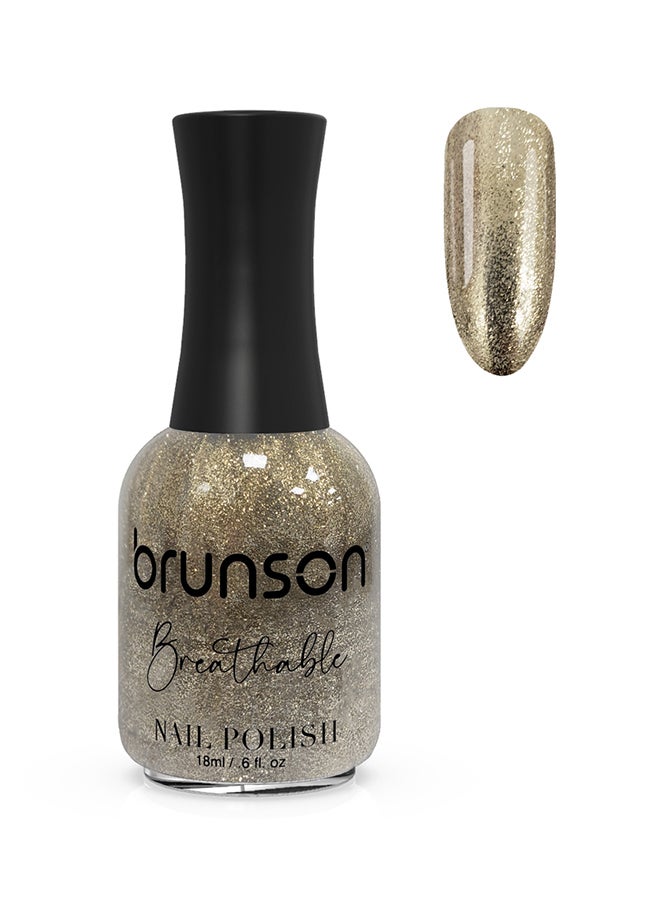 brunson Breathable Nail Polish Halal nail polish Wudu friendly Quick-Dry Vegan long lasting but easy peel off   18ml BH251