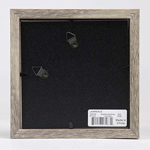 Lawrence Frames Shadow Box Frame, 5x5, Natural Gray - Image 3