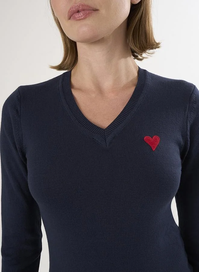 فيليكس هاردي V-Neck Knitted Pullover