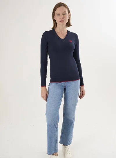 فيليكس هاردي كنزة صوفية بياقة على شكل حرف