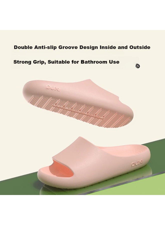 Park Xi Poxi New Uni All-season Home Slippers, Non-slip, Squishy Feel, Eva Odor-resistant Sandals, Raspberry Red, Size 39-40 - Image 4