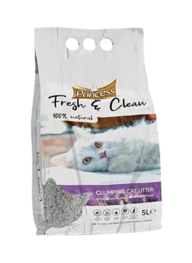 Princess Fresh&Clean Rose Cat Litter 20L (PFCR3) - Image 1