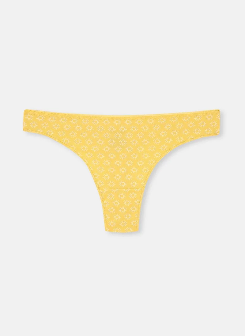 داجي 3 Pack Thong Supreme Mid Rise Underwear