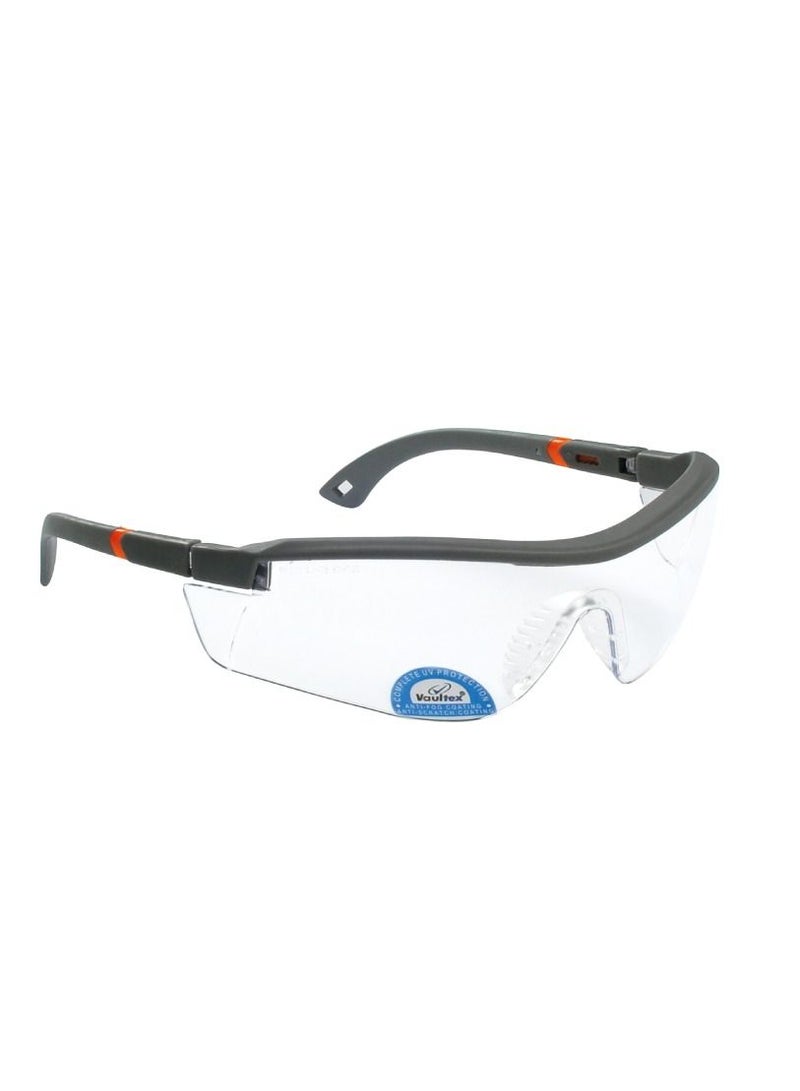 Vaultex Uv Protection Anti Scratch Safety Goggles Eye Protection Spectacles Clear Lens