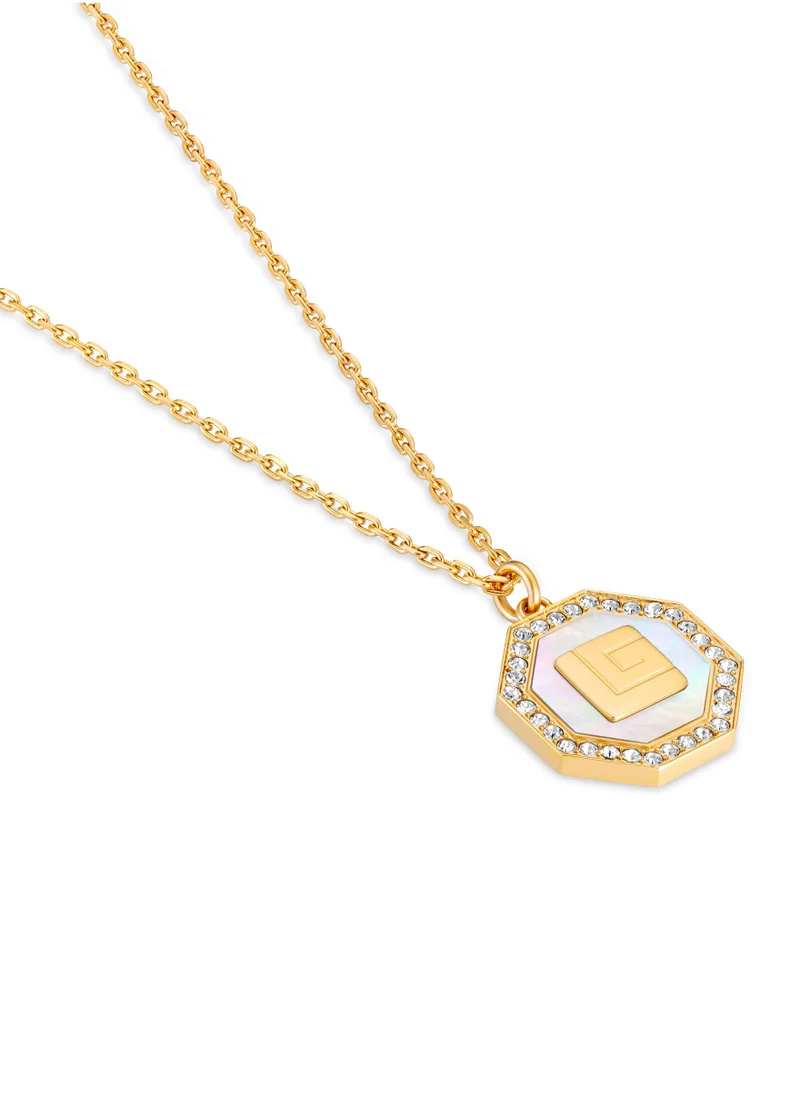 غاي لاروش Ambre Gold Plated Necklace