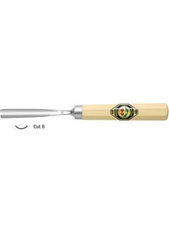 KIRSCHEN Two Cherries Flat Flute Carving Chisel Short Cut8 10 mm  - Image 3