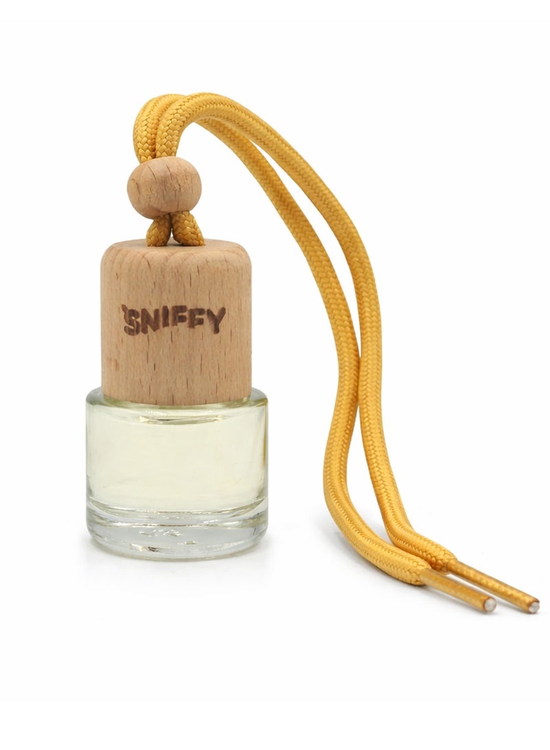Sniffy Bubble Gum Car Hanging Air Freshener Bottle Diffuser with Wooden Cap, Long Lasting Car Perfume, Hanging Car Fragrance Oil, Auto Interior Odor Eliminator, Spill Proof Aromatherapy Freshener for Car Home Office Bathroom Closet Room Air Care Uses - Image 2