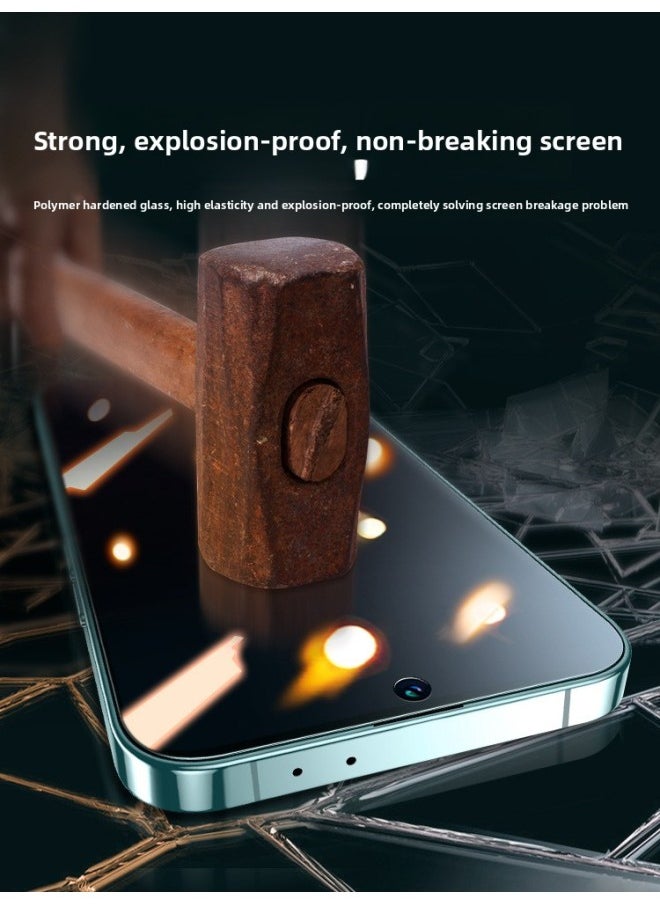 Generic Applicable To Red Rice K60 Tempered Film K40 Electronic Competition Version K50 Full Screen 12/9 Mobile Phone K70 Millet Redmik Anti-peep Film-Colour:【pack Of 2●Blu-ray Model] Full Screen Glass◉Comes With Anti-scratch Back Film-Size:Redmi Note 11 5g  - Image 3