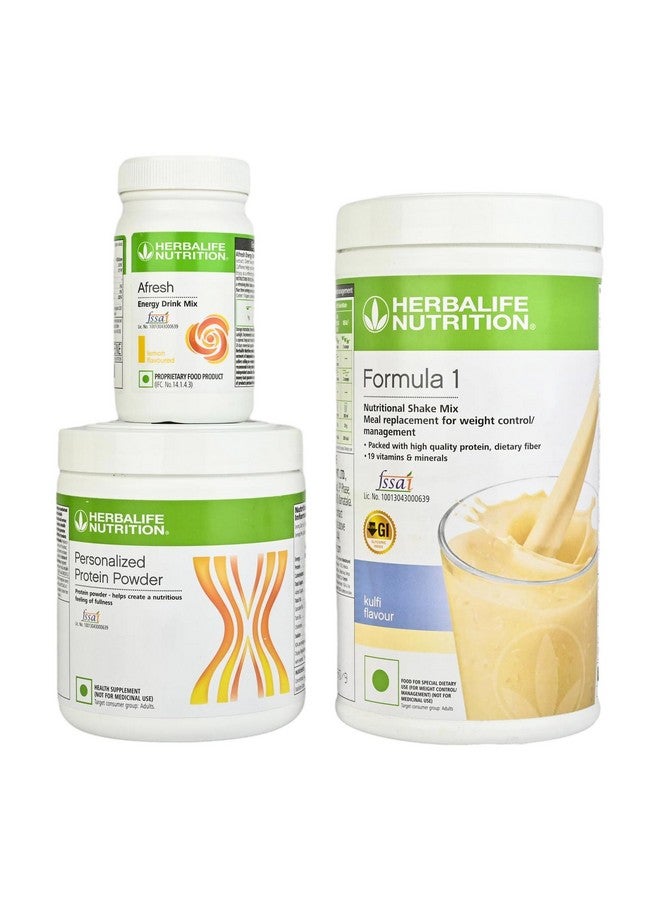 Herbalife Nutrition Formula 1 Kulfi with Personalized Protein Powder and Afresh Lemon (200 g) - Image 1