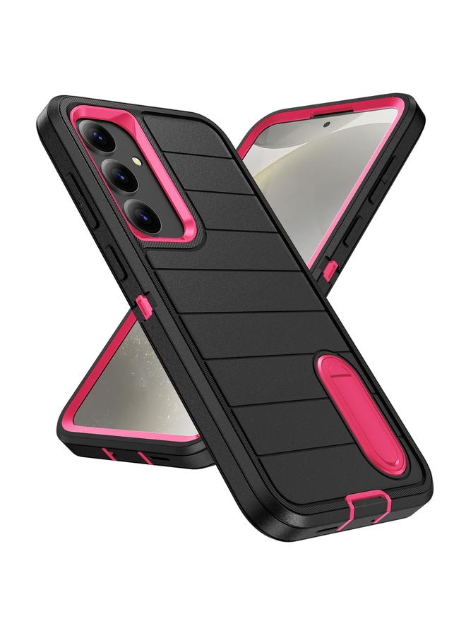 S-TOP Case For Samsung Galaxy S24+ 5G Defender Gen2 Rugged PC + Silicone Phone Case with Holder - Image 2