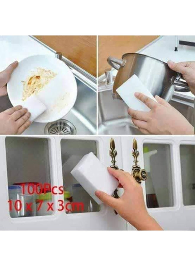 Magic Sponge Eraser - Eco-Friendly Melamine Cleaning Sponge for Walls, Sinks, Furniture, and Shoes - No Chemicals Required - Image 4