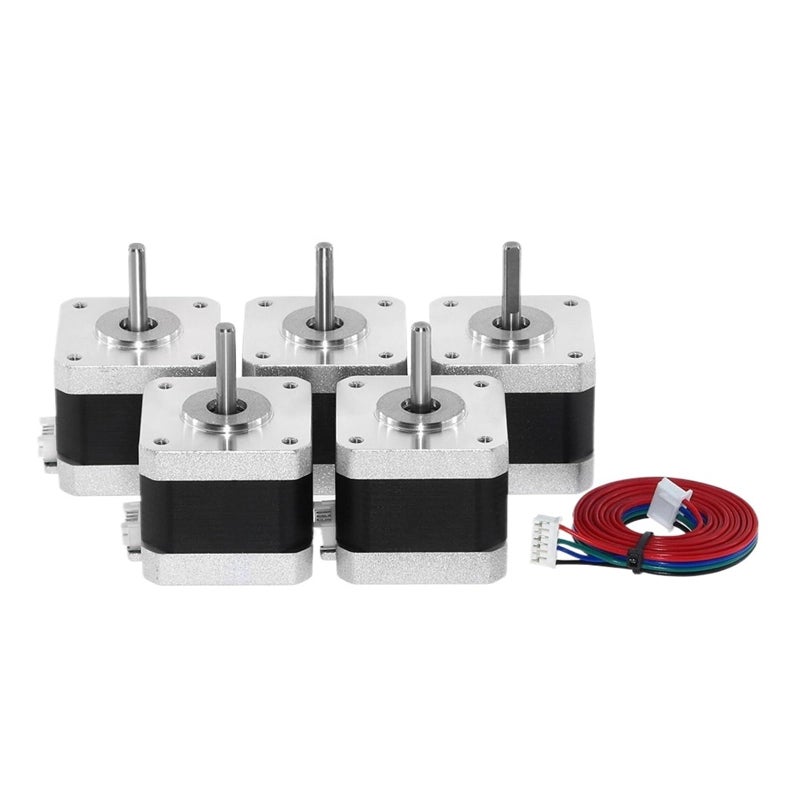 Nema17 Stepper Motor 17HS4401S 1.8 Degree 0.42N.m 1.5A 4 Lead for 3D Printer CNC Milling Engraver - Image 3