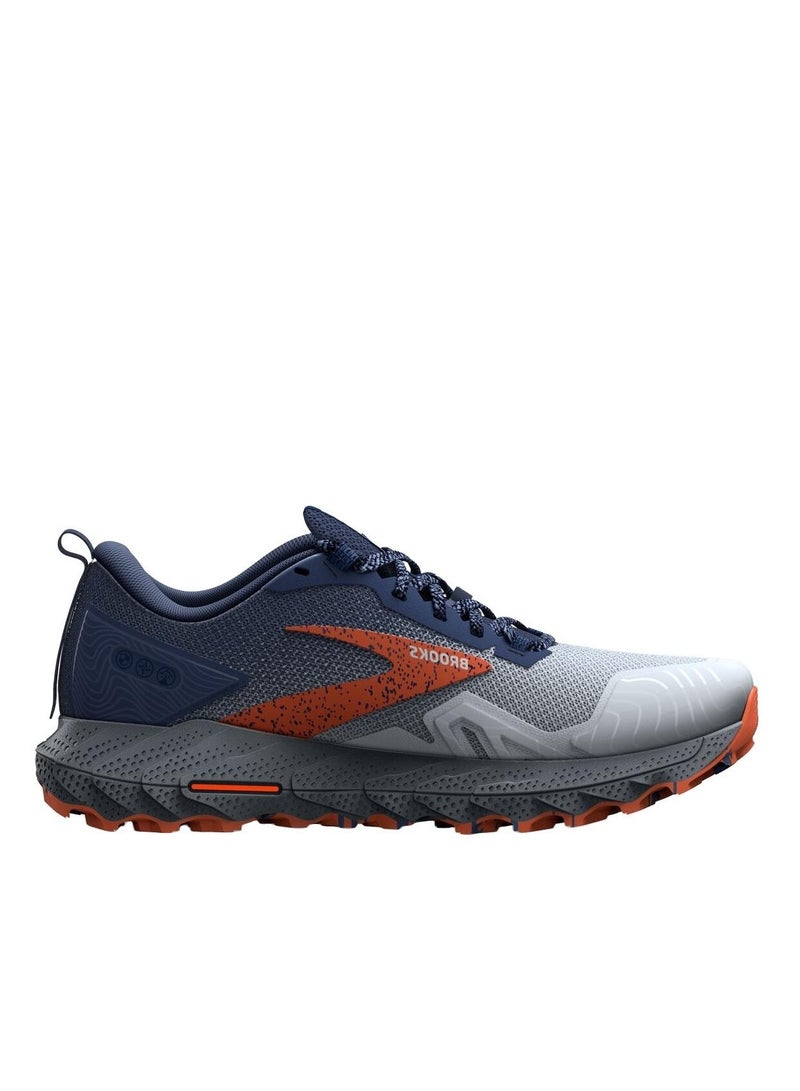 Brooks Cascadia 17 Outdoor Running Shoes Gray/Blue for Men/Women/Students - Image 3