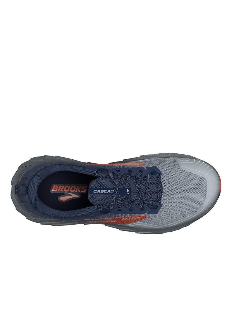 Brooks Cascadia 17 Outdoor Running Shoes Gray/Blue for Men/Women/Students - Image 4