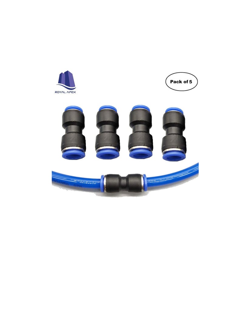 PU Pipe & Fittings Polyurethane | Pneumatic Pipe Push in to Connect Fittings (Socket - Pack of 5, 8mm) - Image 2