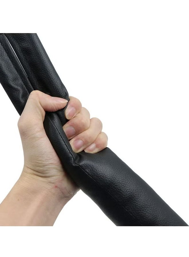 HY 2 Pcs Car Seat Gap Filler, Black, Blocks Items from Falling Between Seats - Image 4