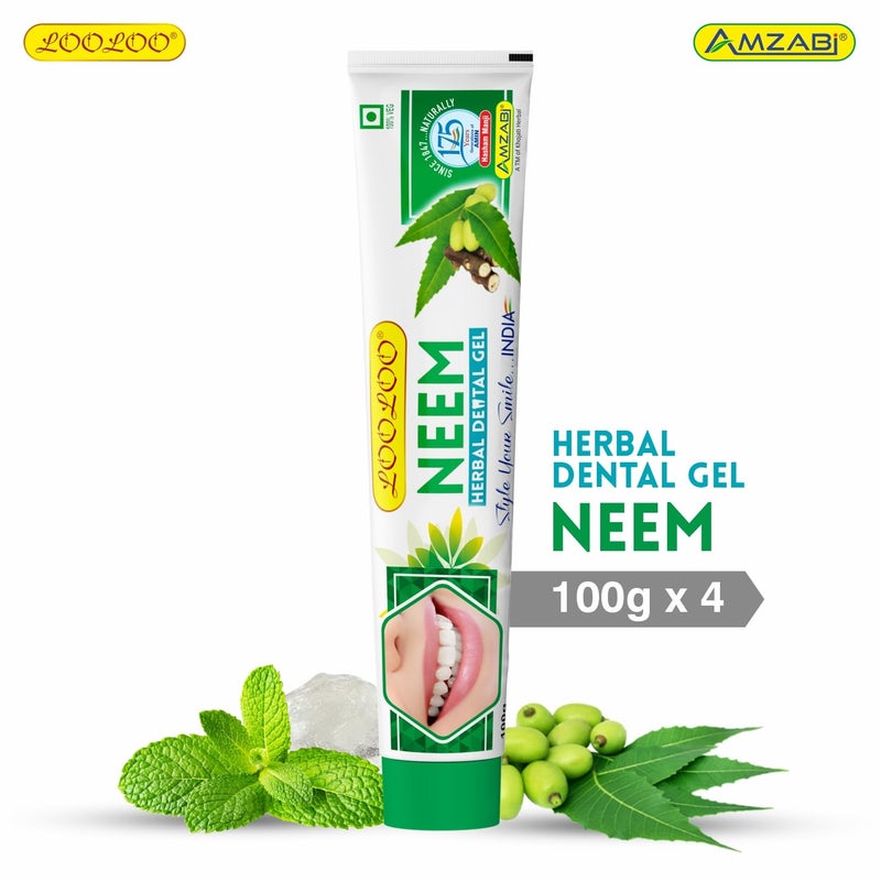 looloo neem Toothpaste (Pack of 4) - Image 2