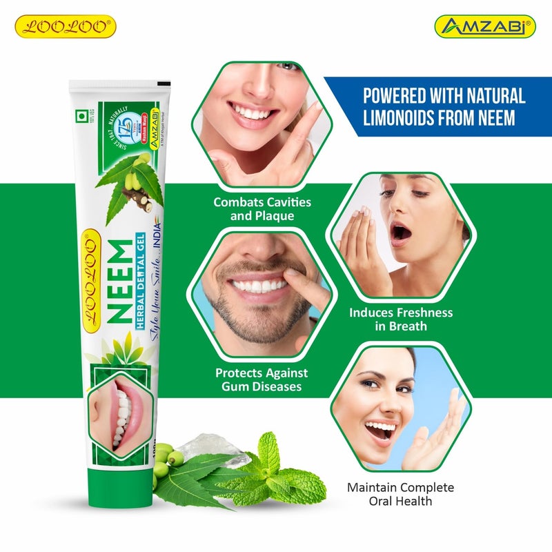 looloo neem Toothpaste (Pack of 4) - Image 5