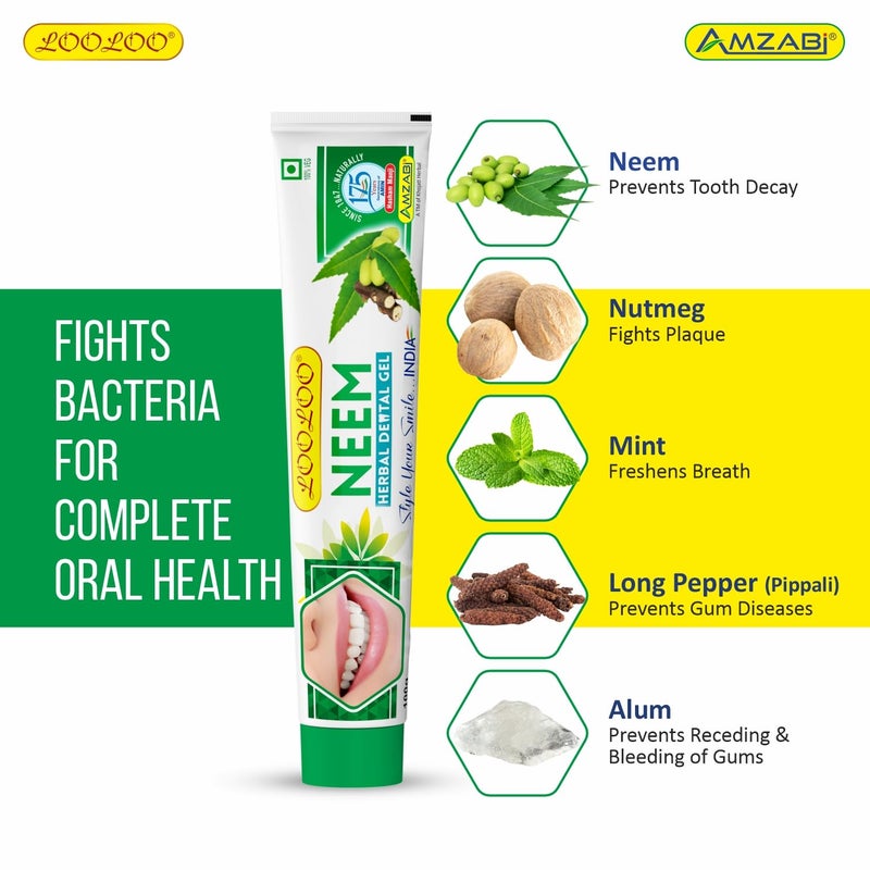 looloo neem Toothpaste (Pack of 4) - Image 4