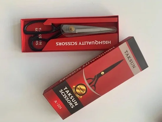 Taksun A-225 Professional Tailor Scissors 28 cm 9" inch Stainless Steel Sharpenable in Special Box