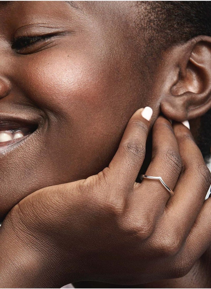 PANDORA Polished Wishbone Ring - Image 5