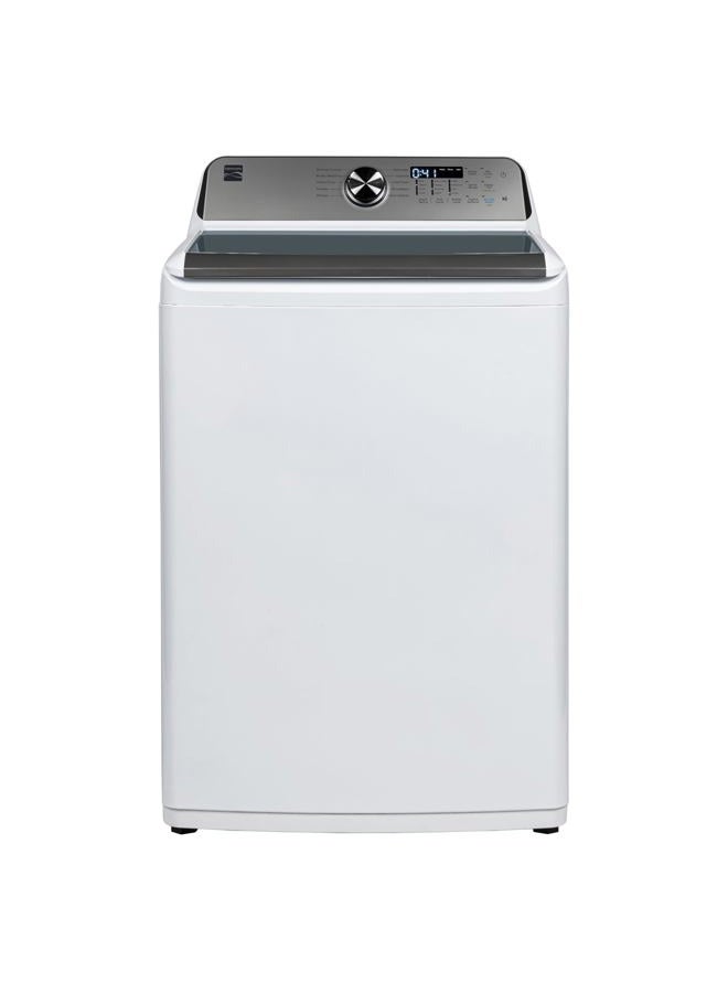 Kenmore 4.4 cu. ft. Top Load Washer with Triple Action Agitator for Tough Dirt & Stains-Reduce Laundry Time with Accela and Express Wash-LED, White - Image 1