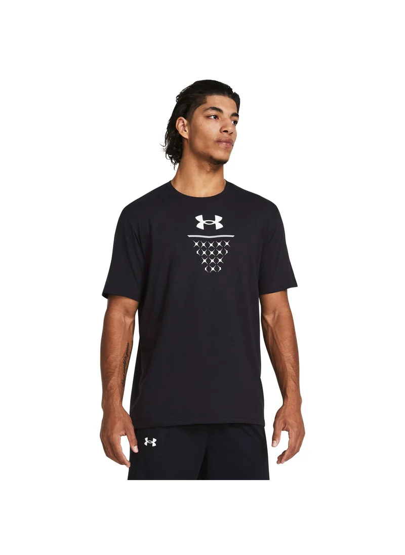 UNDER ARMOUR Basketball Net Graphic Short Sleeve T-shirt