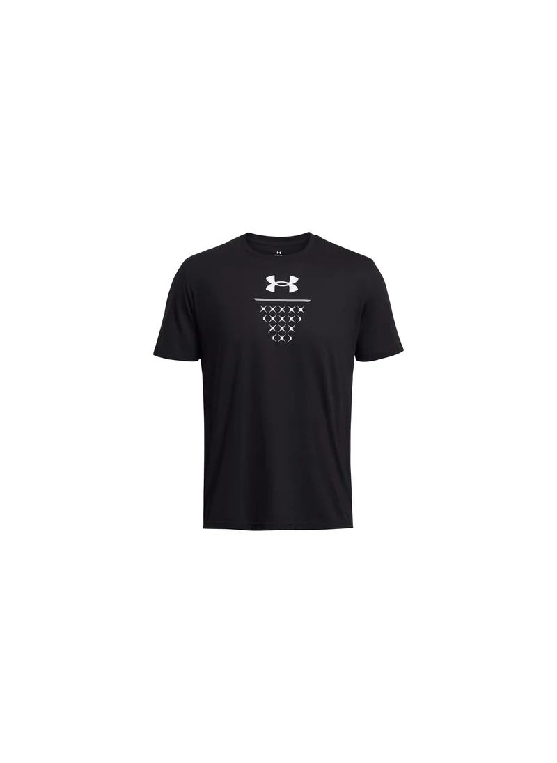 UNDER ARMOUR Basketball Net Graphic Short Sleeve T-shirt