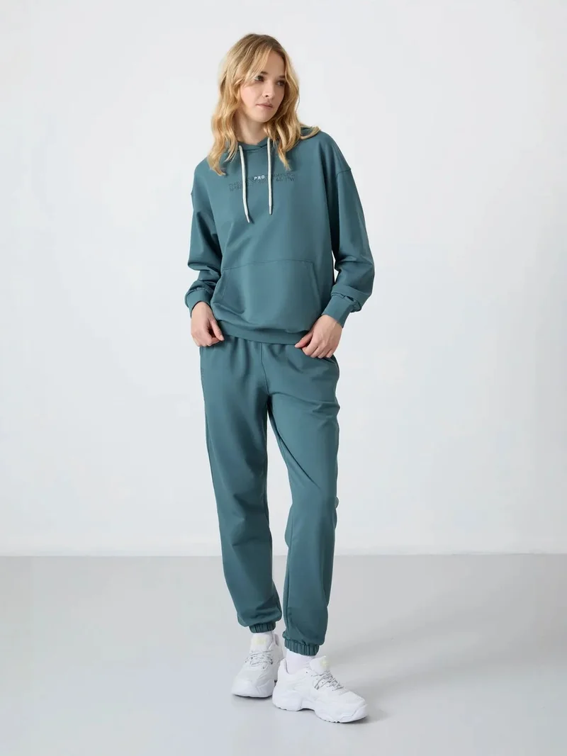 تومي لايف TOMMY Oversized Hooded Sweatshirt And Pants Set