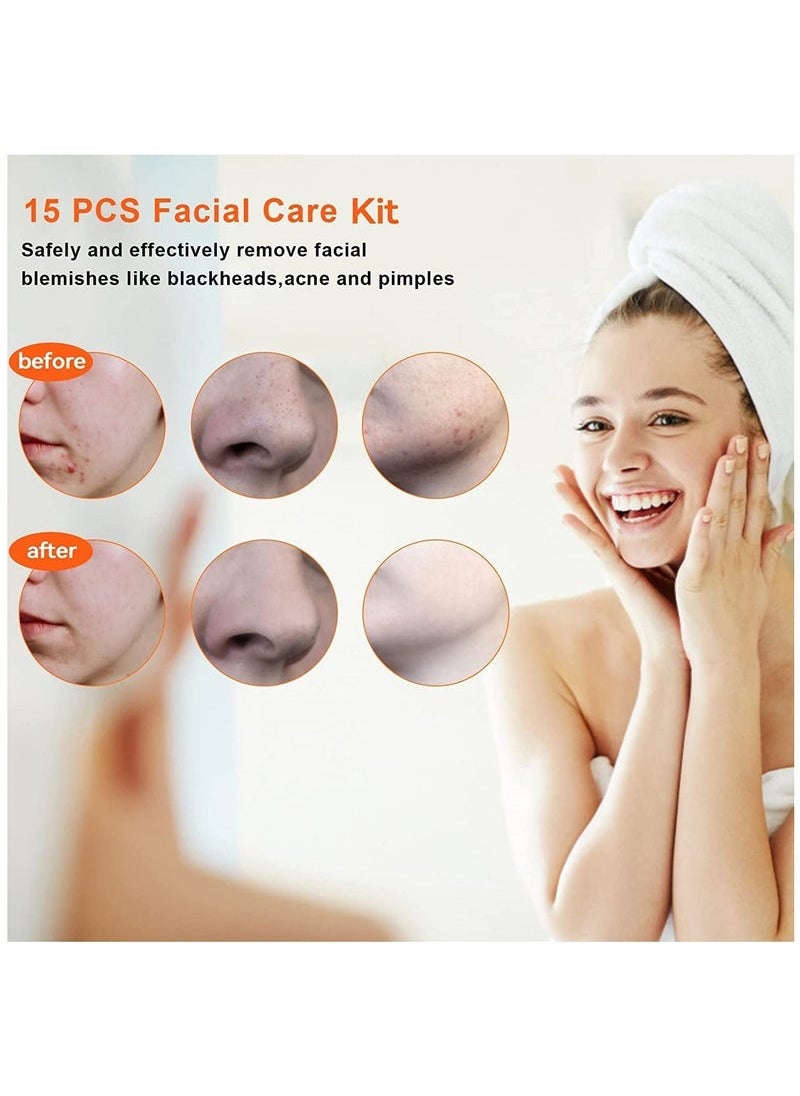 Generic 15 PCS Blackhead Remover Tools, Acne Extractor Tool, Professional Stainless Pimple Acne Blemish Removal Tools Set  - Image 4