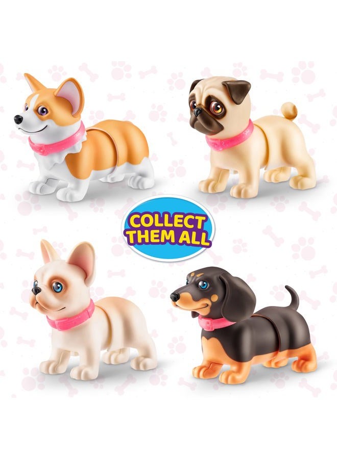 Pets Alive كلاب تهتز (فرنسي ودشهند) من زورو - عبوة 2 من ألعاب الكلاب التفاعلية الصغيرة التي تمشي، وتتحرك، وتهتز، لعبة جرو إلكترونية للأطفال والفتيات - Image 4