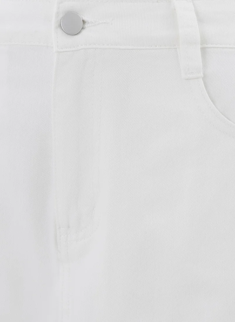 Lichi Denim mini skort