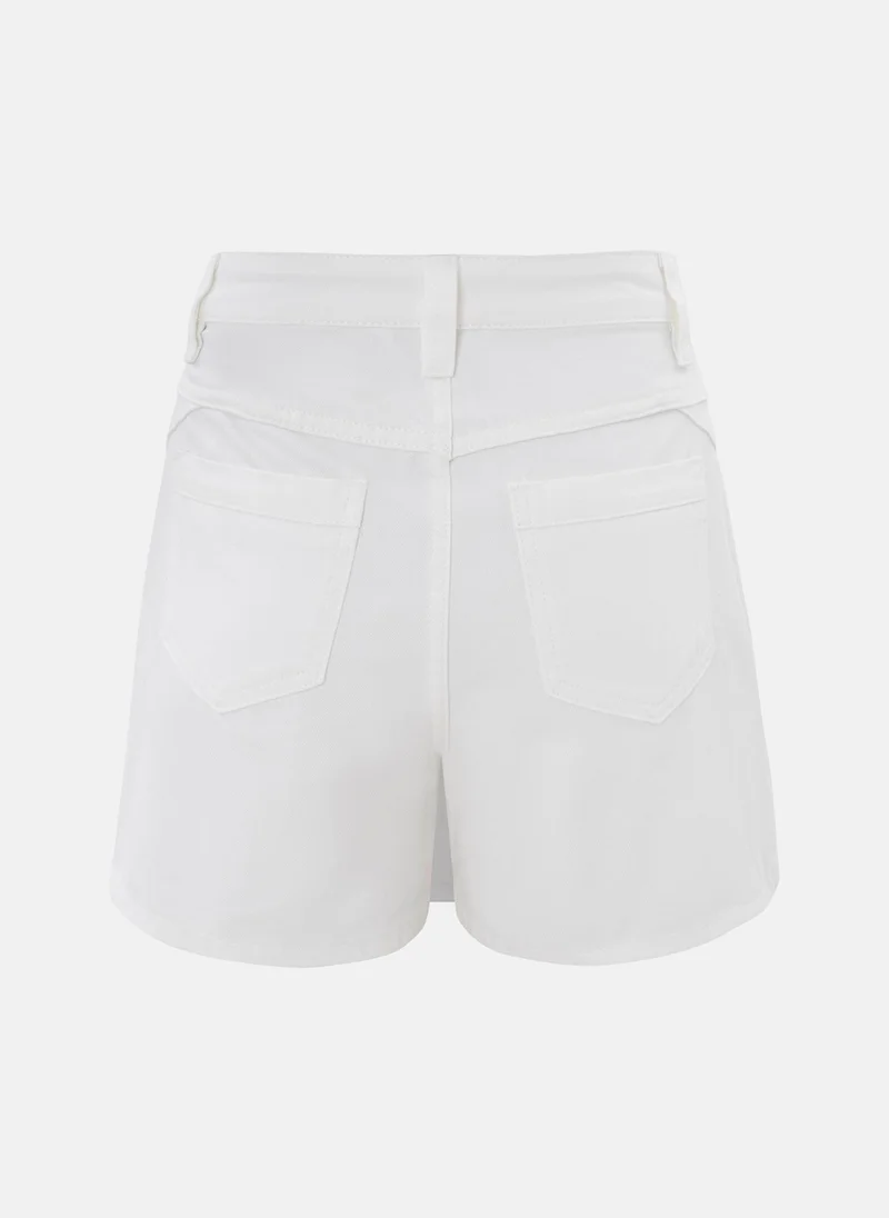 Lichi  Denim mini skort for Women | Best Price UAE